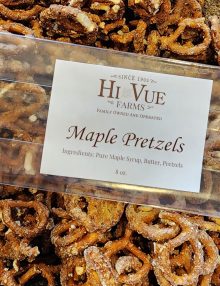 Maple Coated Pretzels
